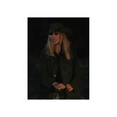 Beth Dutton Black Yellowstone Season 5 Cotton Jacket